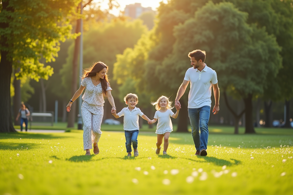 famille heureuse